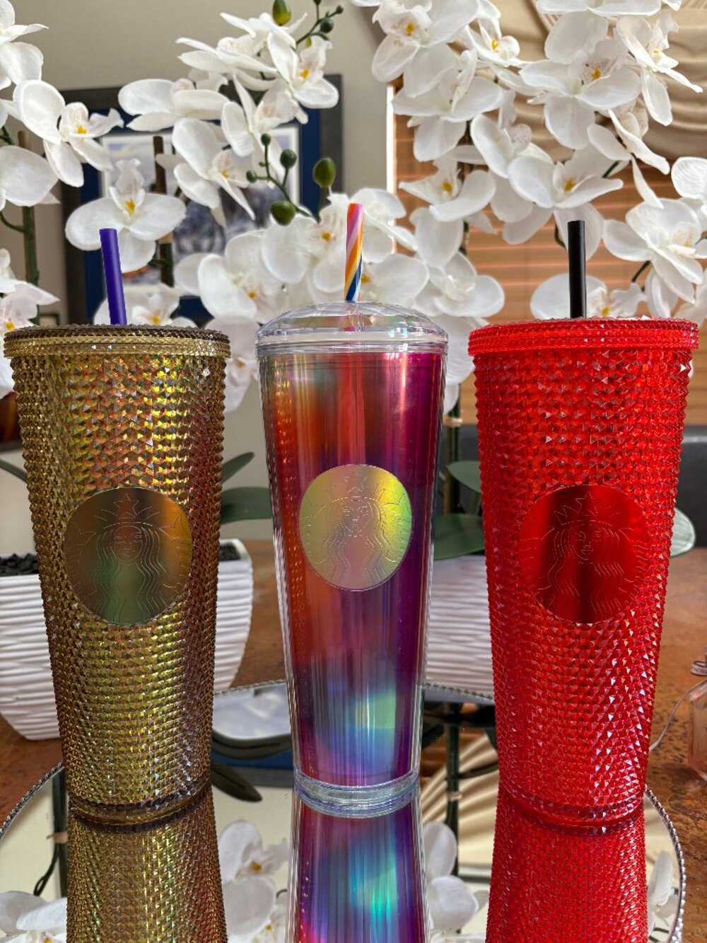 Starbucks BNWT Collection of Tumblers Bling